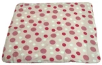 Pink White Polka Dot Fleece Throw Plush Blanket 64X48 Bedding Home Decor. Fixed Price $14.00.