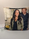 Rare Chip & Jojo Throw Pillow (magnolia) Waco, Tx Great Find. Fixed Price $60.00.