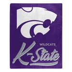 Kansas State Wildcats 50" By 60" Plush Raschel Signature Throw Blanket - Ncaa. Fixed Price $34.99.