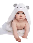 New Hiphop Panda Bamboo Hooded Baby Towel - Soft Bath With Bear Ears. Fixed Price $12.95.