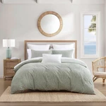 Tommy Bahama King Comforter Set Green Floral Cotton Fill W/pillow Shams 3PC. Fixed Price $45.00.