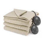 Sunbeam Royal Ultra Fleece Heated Electric Blanket King Size, 90" X 100", 12 .... Fixed Price $214.88.