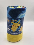 Pokemon Pikachiu Kid 45" X 60" Fleece Throw Blanket Sleep New. Fixed Price $9.97.