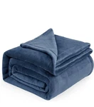 Bedsure Fleece Blanket Queen (90" X 90"), Mineral Blue Plush Microfiber. Fixed Price $49.99.