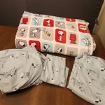 Bershire Blanket Home Co. Peanuts Fleece Throw Twin Sheet Set Snoopy. Fixed Price $49.99.