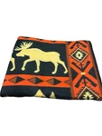 Yellowstone National Park Throw Blanket 50 X 60 Southwest Elk Bear Fleece. Fixed Price $29.99.