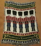 Crown Crafts Season's Greetings Christmas Soldiers Throw Blanket Holidays 50X60. Fixed Price $23.74.