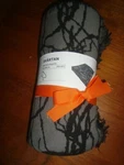 Throw Svartan Blanket Black Gray 80% Wool 20% Acrylic 51X75" (130X190CM). Fixed Price $79.50.