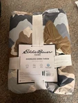 Eddie Bauer Oversized Down Throw. Fixed Price $85.00.