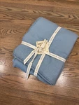 New Smith & Johnson Dry Goods Blanket Blue Cottage Neutral Soft Touch Fleece. Fixed Price $29.99.