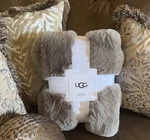 Nwt Ugg Mammoth Throw Blanket Ultra Soft Faux Fur Oversized 50"X70 Fawn/brown. Fixed Price $198.79.