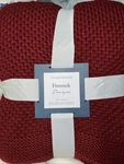 Charter Club Damask Designs Honeycomb Throw, 50" X 60", Red. Fixed Price $49.99.