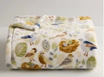 The Big One Plush Fleece Throw Blanket 5X6 Ft Nature Nests Spring Birds. Fixed Price $18.00.