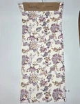 Nicole Miller Floral Polyester Table Runner 16 X 90 Spring Purple Toile Paisley. Fixed Price $38.21.