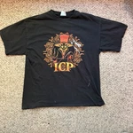 M&o Knits Heavy Weight Black Insane Clown Posse Icp Graphic T-shirt. Fixed Price $40.00.