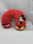 Disney Mickey Mouse Red Neck Travel Pillow Accessory 11 X 13 Minor Defect. Fixed Price $16.99.