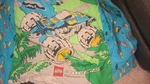 Vintage 2004 Lego Racers Blanket 62" X 86" Twin Size. Fixed Price $49.99.