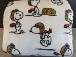 Peanuts Snoopy Red Baron Flying Ace Pilot Velvet Soft Blanket 60" X 90" Nwot. Fixed Price $29.99.