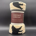 New Cedar Creek Coral Fleece Throw 50 X 60 Bear And Moose. Fixed Price $15.95.