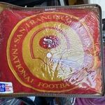 Vintage Pendleton Nfl San Francisco 49ERS Wool Stadium Blanket & Case 53 X 73. Fixed Price $150.00.