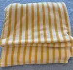 Lauren Ralph Yellow Striped Blanket Throw 60 72. Fixed Price $34.99.