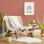 Jungalow Hypnotic Fringed Throw Blanket, Taupe, 50X60''. Fixed Price $38.71.