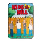 King Of The Hill Group Logo Scene Flannel Throw Blanket 45 X 60 Inches. Fixed Price $29.99.