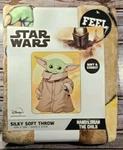 Star Wars Baby Yoda Sun Child Silky Soft Throw Blanket. Fixed Price $13.00.