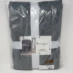Koolaburra By Ugg Blanket Grey 50" 70" Crystelle Textured Faux Fur Throw. Fixed Price $39.95.