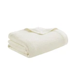 Madison Park 100% Egyptian Cotton Waffle Knit King Blanket 108X90. Fixed Price $124.99.