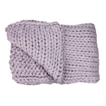 Northlight Purple Cable Knit Plush Throw Blanket 60" X 50". Fixed Price $140.49.