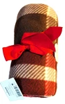 Fleece Nwt Throw Cannon 50" X 60" Plaid, Warm Gift Tag Machine Wash Pet Rescue. Fixed Price $15.77.