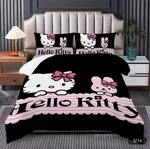 Hello Kitty Bedding Set Sanrio Kawaii New Twin Sheet Duvet Cover Pillowcases. Fixed Price $50.49.