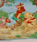 Winnie The Pooh Tigger Piglet Super Soft Fleece Throw Blanket 58" X 50" Disney. Fixed Price $28.00.