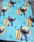 Disney Lilo And Stitch Plush Throw Blanket 48"X38" Northwest Company. Fixed Price $15.00.