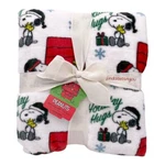 Berkshire Snoopy Peanuts Woodstock Christmas White Soft Throw Blanket 55 X 70". Fixed Price $44.99.