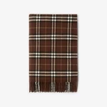 Burberry Check Wool Cashmere Blanket, Treacle Brown 78" X 55" New. Fixed Price $899.00.