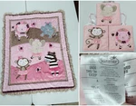 Summer 2012 Pink Nursery Blanket, Wall Hangings Tutus Ballet Animals 42 X 35. Fixed Price $13.59.