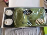 Vtg Fieldcrest New Crusader Double Automatic Electric Blanket Green Original Box. Fixed Price $150.00.