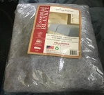 New Springs Home Essential Grey Blanket Full/queen 90X Inches Package. Fixed Price $42.00.
