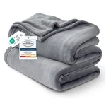Bedsure Gentlesoft Fleece Blanket Queen Grey - Soft, Lightweight, Warm. Fixed Price $32.86.
