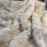 Threshold Faux Fur Throw - Ivory 50X60. Fixed Price $27.00.