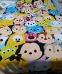 Disney Tsum Stack Em Up Plush BLANKET-62X90 Twin Bed Size. Fixed Price $28.00.
