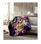 Wild Frontier 50" X 60" Plush Galactic Cat Throw. Fixed Price $15.54.