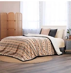Northwest Ashford Home Cozy Ultimate Plush Throw Blanket, Chimayo Stripe Queen. Fixed Price $49.99.