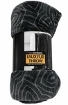 Life Comfort Ultimate Faux Fur Lux Reversible Plush Throw 60"X 70" Charcoal Gray. Fixed Price $39.99.
