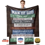 Muxuten Christian Gifts For Men, Blanket 60"X50", Religious. Fixed Price $39.64.