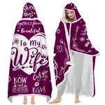 Warmstorey My Fleece Wearable Blanket Hoodie Wifey Gift From Husband.... Fixed Price $94.61.