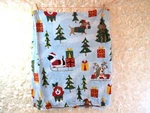 Holiday Time Christmas Blue Puppy Winter Dog Tree Gifts Plush Throw Blanket. Fixed Price $22.50.