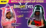 Bright Unicorn Blanket With Led Light-up Eyes/folds Into Pillow. Fixed Price $24.99.